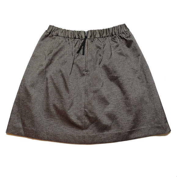 NWT Madewell Gold Metallic Jacquard Party Skirt XS - Picture 3 of 8